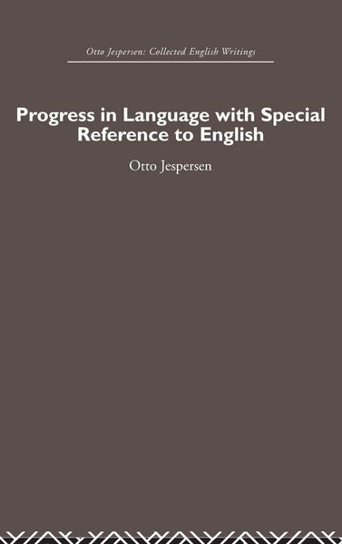 Produktbild: Progress in Language, with special reference to English