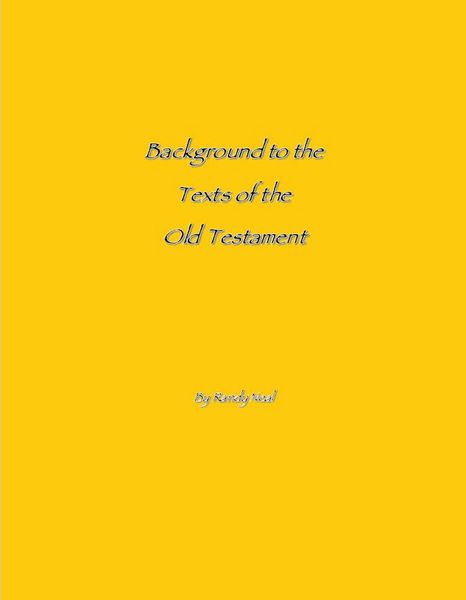 Produktbild: Backgrounds to the Text of the Old Testament