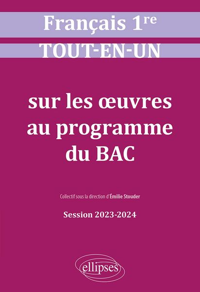 Produktbild: Fran&ccedil;ais. Premi&egrave;re. Tout-en-un sur les oeuvres au programme du bac