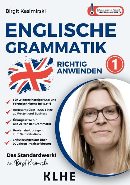 Produktbild: Englische Grammatik richtig anwenden - Teil 1: Englische Zeiten in der Praxis