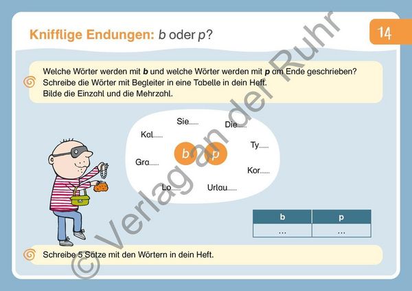 Produktbild: Die Rechtschreib-&Uuml;bungskartei &ndash; Klasse 3/4
