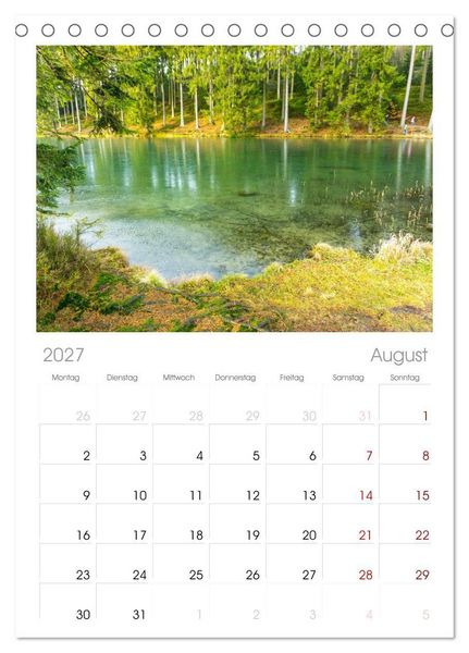 Produktbild: Tischplaner 2027 - Deutschlands Regionen - der Harz (A5 Tischkalender zum Aufstellen) CALVENDO