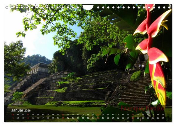Produktbild: Von Mexiko nach Panama in 12 Monaten (Wandkalender 2026 DIN A4 quer), CALVENDO Monatskalender