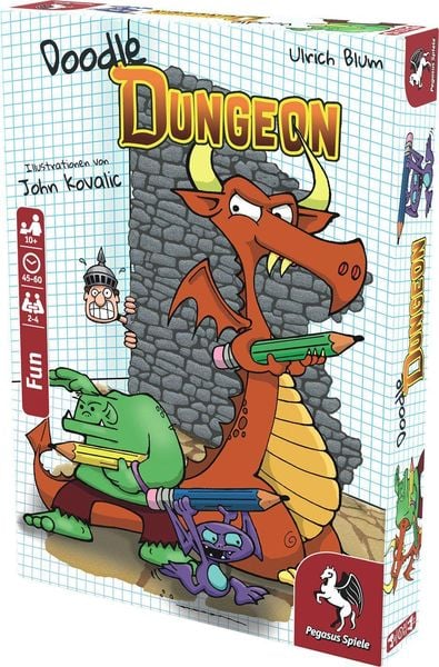 Produktbild: Pegasus 51846G - Doodle Dungeon, Party und Quizspiel,