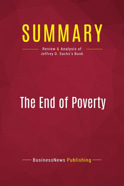 Produktbild: Summary: The End of Poverty