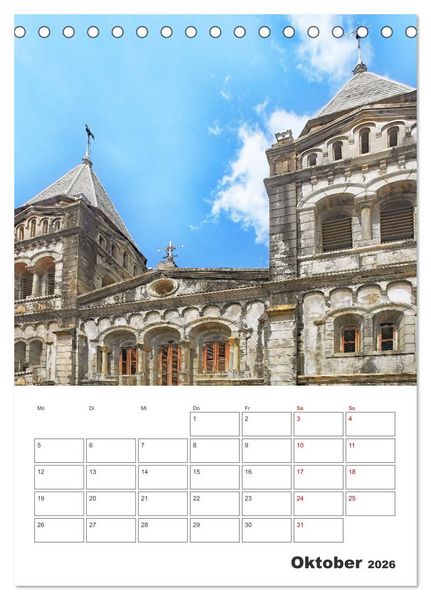 Produktbild: Sansibar - K&uuml;stenstadt mit Charme (Tischkalender 2026 DIN A5 hoch), CALVENDO Monatskalender
