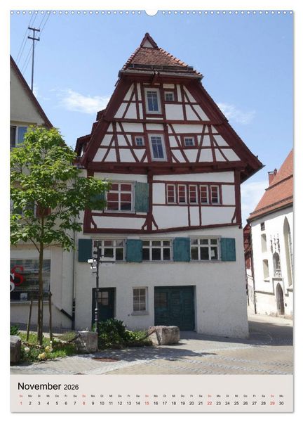 Produktbild: Fachwerkh&auml;user - schmal, krumm, schief (hochwertiger Premium Wandkalender 2026 DIN A2 hoch), Kunstdruck in Hochglanz