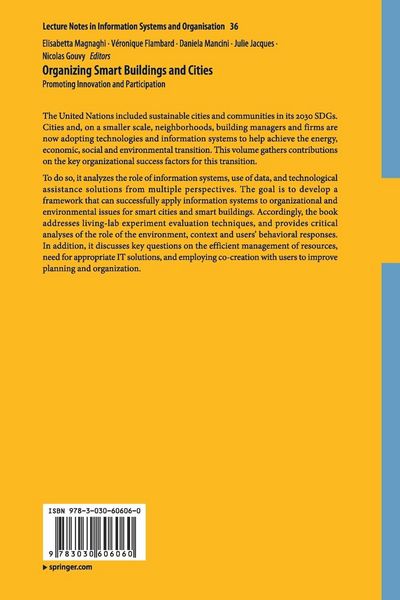 Produktbild: Organizing Smart Buildings and Cities