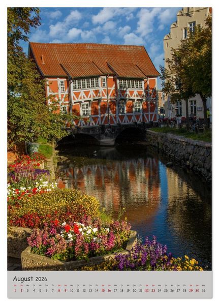 Produktbild: Wismar - UNESCO Welterbe in Deutschland (Tischkalender 2026 DIN A5 hoch), CALVENDO Monatskalender