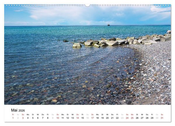 Produktbild: R&uuml;gen und Hiddensee (hochwertiger Premium Wandkalender 2026 DIN A2 quer), Kunstdruck in Hochglanz