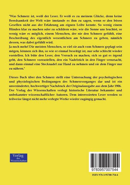 Produktbild: Der Schmerz