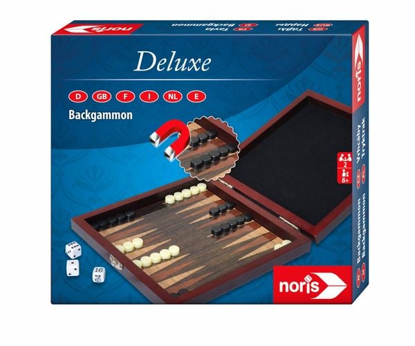 Produktbild: Deluxe Reisespiel Backgammon