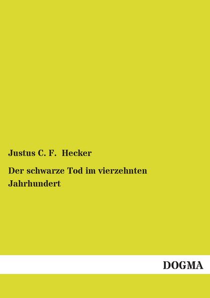 Produktbild: Der schwarze Tod im vierzehnten Jahrhundert