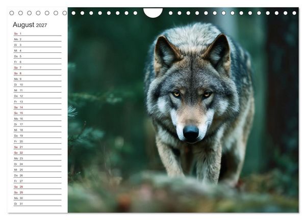 Produktbild: Die Seele der Wildnis (Wandkalender 2027 DIN A4 quer), CALVENDO Monatskalender