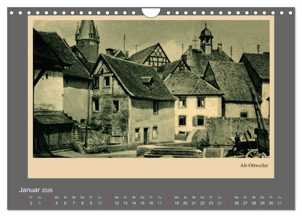Produktbild: Saarland - vunn domols (frieher), Landkreis Neunkirchen (Wandkalender 2026 DIN A4 quer), CALVENDO Monatskalender