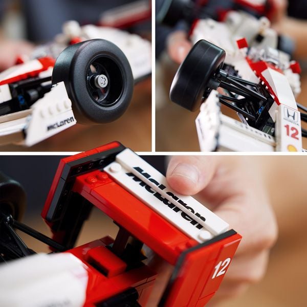 Produktbild: LEGO Icons McLaren MP4/4 & Ayrton Senna, Modellauto f&uuml;r Erwachsene 10330