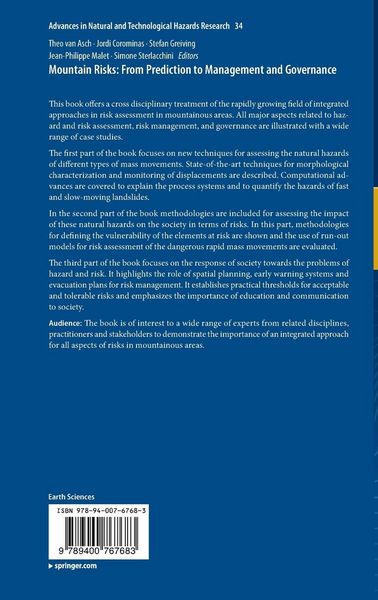 Produktbild: Mountain Risks: From Prediction to Management and Governance