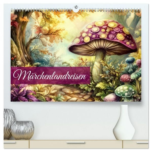 Produktbild: M&auml;rchenlandreisen (hochwertiger Premium Wandkalender 2026 DIN A2 quer), Kunstdruck in Hochglanz