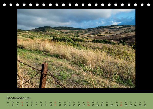 Produktbild: Sardische Landschaften (Tischkalender 2022 DIN A5 quer)