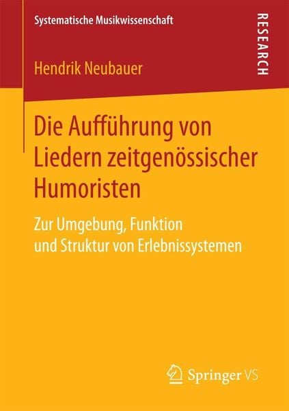 Produktbild: Die Auff&uuml;hrung von Liedern zeitgen&ouml;ssischer Humoristen