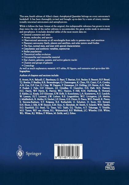 Produktbild: Allen&rsquo;s Astrophysical Quantities