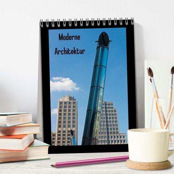 Produktbild: Moderne Architektur (Tischkalender 2026 DIN A5 hoch), CALVENDO Monatskalender