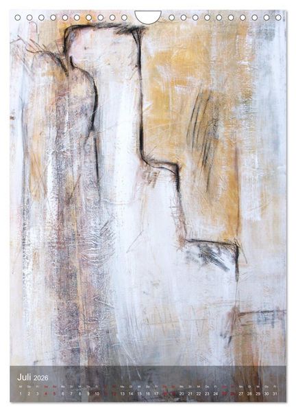 Produktbild: Expressive Malerei von Stefanie Rogge (Wandkalender 2026 DIN A4 hoch), CALVENDO Monatskalender