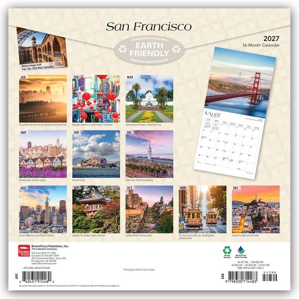 Produktbild: San Francisco 2027 &ndash; 16-Monatskalender