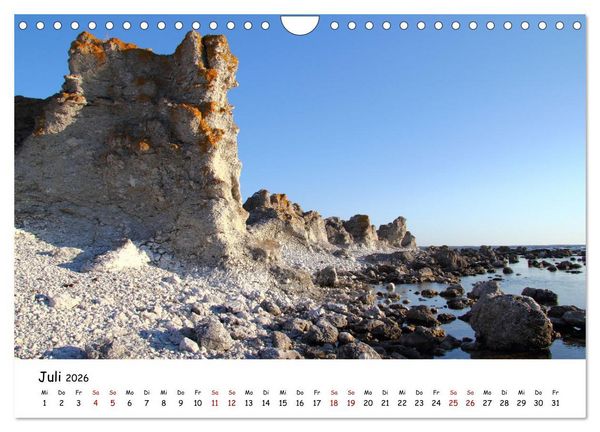 Produktbild: Gotland Impressionen (Wandkalender 2026 DIN A4 quer), CALVENDO Monatskalender