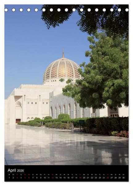 Produktbild: OMAN (Tischkalender 2026 DIN A5 hoch), CALVENDO Monatskalender