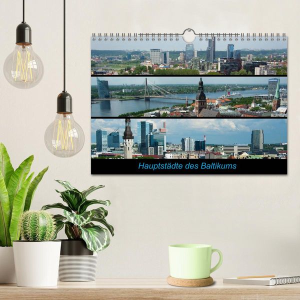 Produktbild: Hauptst&auml;dte des Baltikums (Wandkalender 2026 DIN A4 quer), CALVENDO Monatskalender