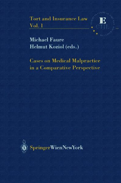 Produktbild: Cases on Medical Malpractice in a Comparative Perspective