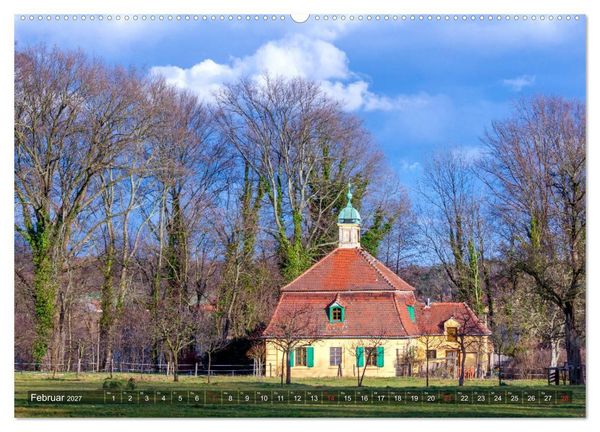 Produktbild: Moritzburg mit Schlossansichten (Wandkalender 2027 DIN A2 quer), CALVENDO Monatskalender