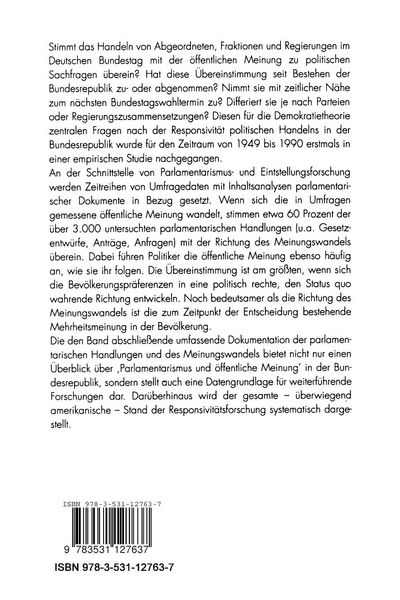 Produktbild: &Ouml;ffentliche Meinung und Politik