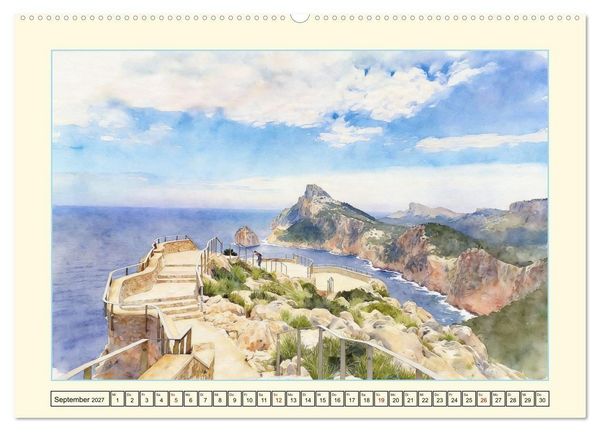 Produktbild: Lieblingsinsel Mallorca (hochwertiger Premium Wandkalender 2027 DIN A2 quer), Kunstdruck in Hochglanz