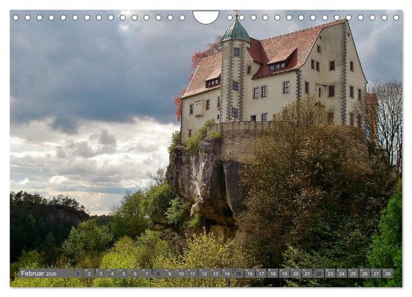 Produktbild: Burgromantik Burgen und Schl&ouml;sser in Deutschland (Wandkalender 2026 DIN A4 quer), CALVENDO Monatskalender