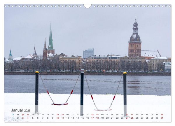Produktbild: Riga - Paris des Ostens (Wandkalender 2026 DIN A3 quer), CALVENDO Monatskalender