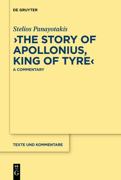 Produktbild: The Story of Apollonius, King of Tyre