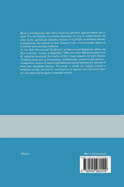 Produktbild: Malaria and Babesiosis