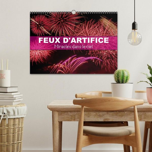 Produktbild: Feux d'Artifice - Miracles dans le ciel (Calendrier mural 2026 DIN A3 vertical), CALVENDO calendrier mensuel