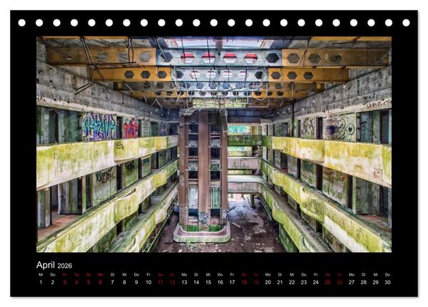 Produktbild: Morbider Charme - Vergessene Orte auf den Azoren - (Tischkalender 2026 DIN A5 quer), CALVENDO Monatskalender