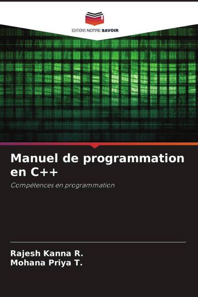 Produktbild: Manuel de programmation en C++