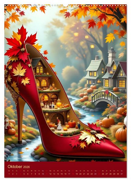 Produktbild: High-Heel-Visionen (hochwertiger Premium Wandkalender 2026 DIN A2 hoch), Kunstdruck in Hochglanz