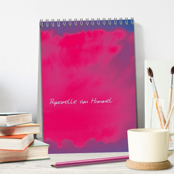 Produktbild: Aquarelle am Himmel (Tischkalender 2026 DIN A5 hoch), CALVENDO Monatskalender
