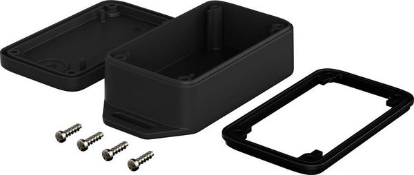 Produktbild: Bopla BL 704025 WL2 DO-9005 BOLINK_SET 16174565.HMT1 Flansch-Geh&auml;use 71.1 x 43.2 x 27.7 Polycarbonat V0 Schwarz (RAL 9005) 1 St.