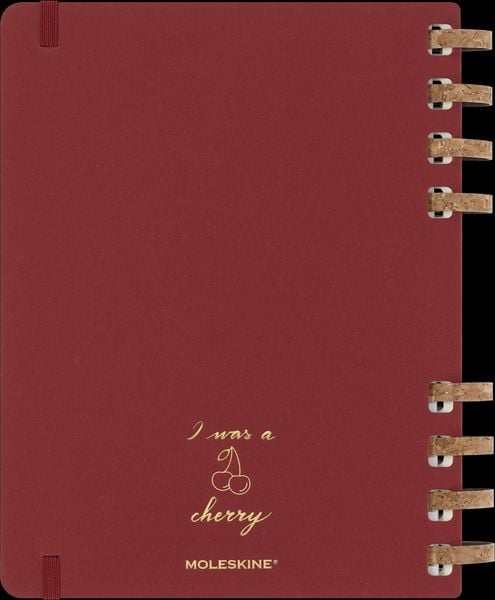 Produktbild: Moleskine Undatierter Life Kalender Mit Spiralbindung, Xl, Wochen-Monatskalender, Fester Einband, Crush Cherry