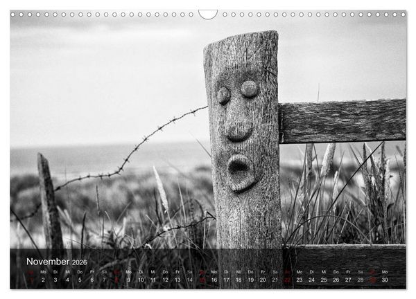 Produktbild: Wangerooge Noir (Wandkalender 2026 DIN A3 quer), CALVENDO Monatskalender
