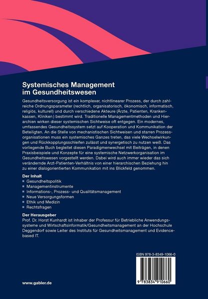 Produktbild: Systemisches Management im Gesundheitswesen