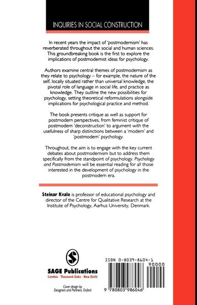 Produktbild: Psychology and Postmodernism