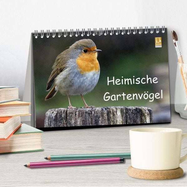 Produktbild: Heimische Gartenv&ouml;gel (Tischkalender 2026 DIN A5 quer), CALVENDO Monatskalender